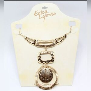 Erica Lyons Gold Statement Necklace